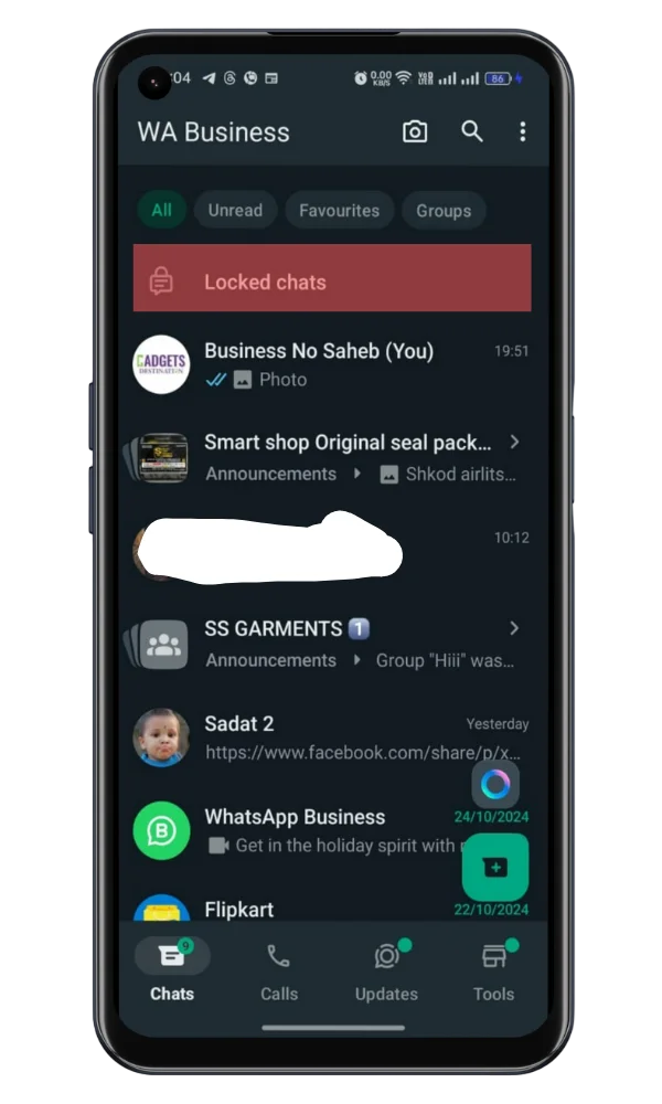 ‘Locked Chats